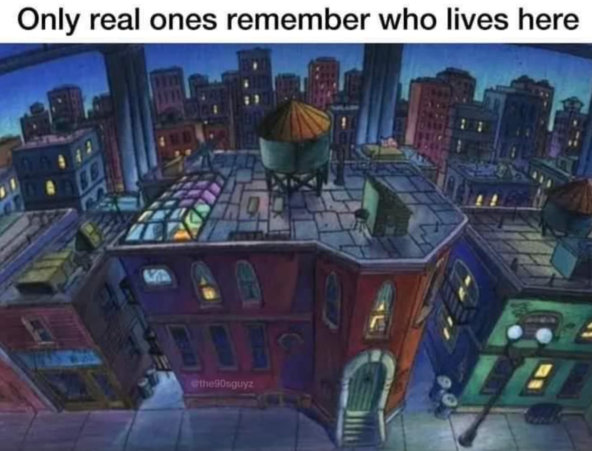 hey arnold house at night - Only real ones remember who lives here